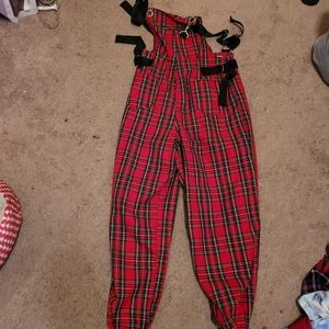 Billie Plaid Jumpsuit